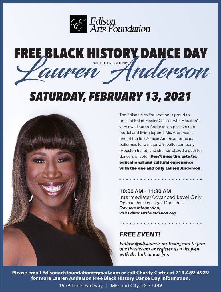Free Black History Dance Day – February 13, 2021