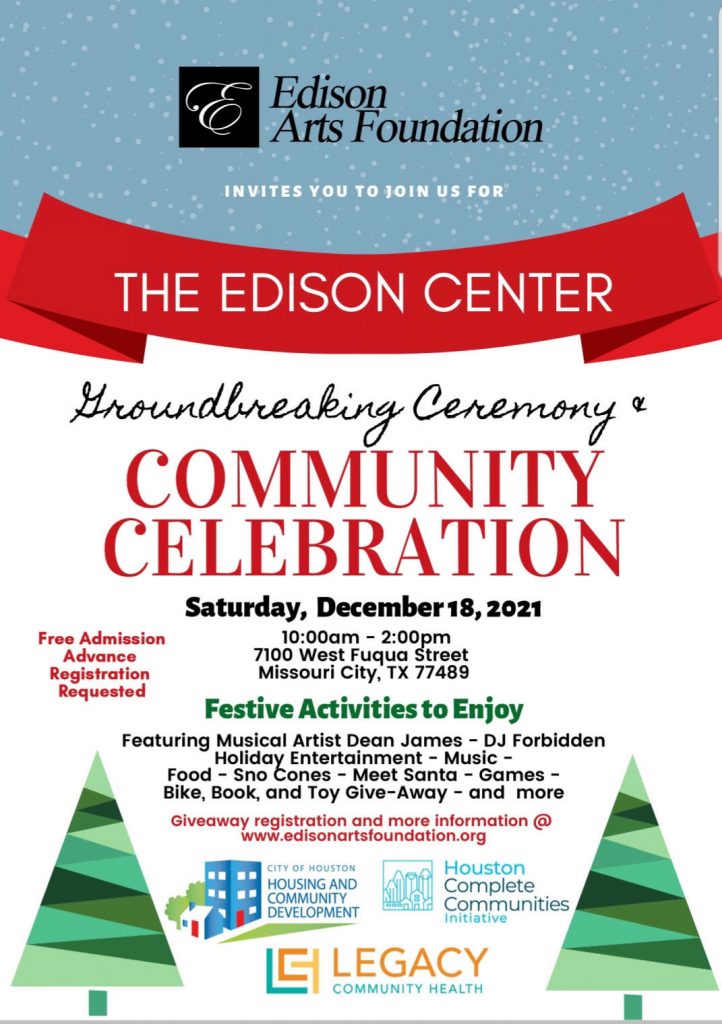 Edison Center Groundbreaking Ceremony